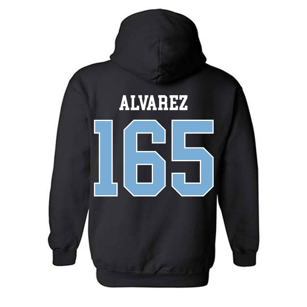 UNC - NCAA Wrestling : Omaury Alvarez - Classic Shersey Hooded Sweatshirt-1
