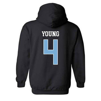 UNC - NCAA Men's Basketball : Jaydon Young - Classic Shersey Hooded Sweatshirt-1