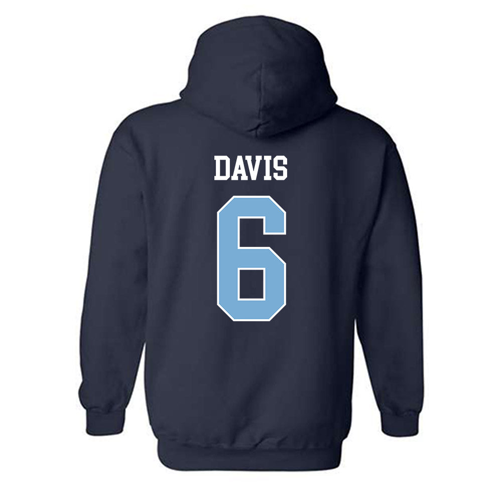 UNC - NCAA Men's Basketball : Elijah Davis - Classic Shersey Hooded Sweatshirt-1