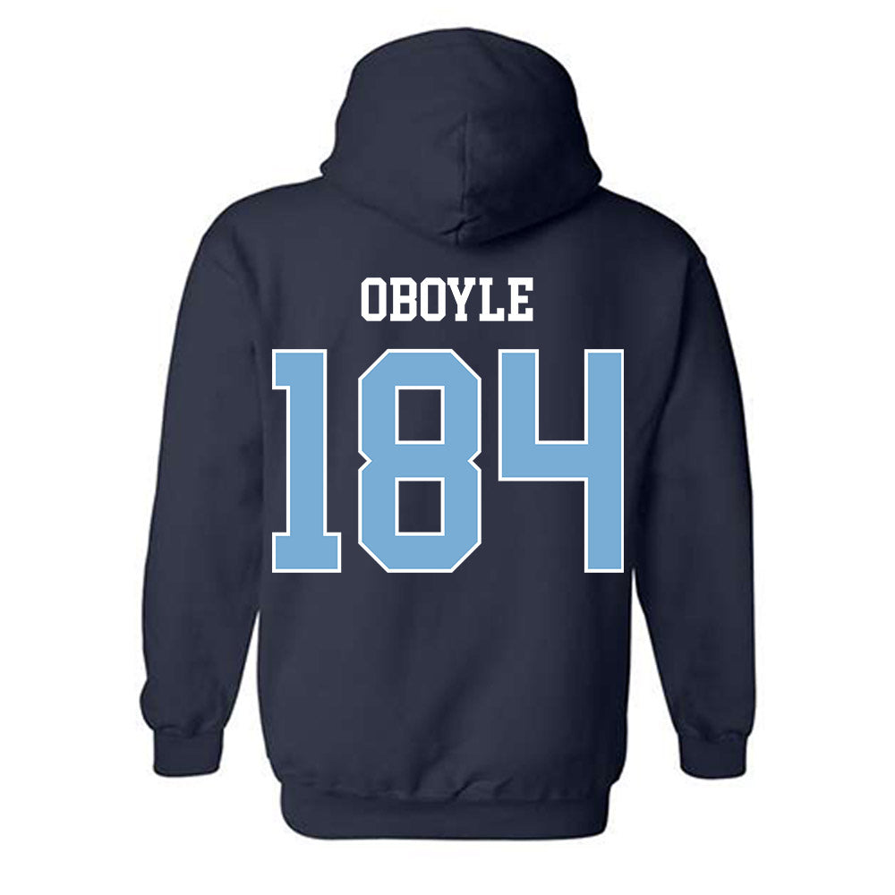 UNC - NCAA Wrestling : Nolan OBoyle - Classic Shersey Hooded Sweatshirt-1