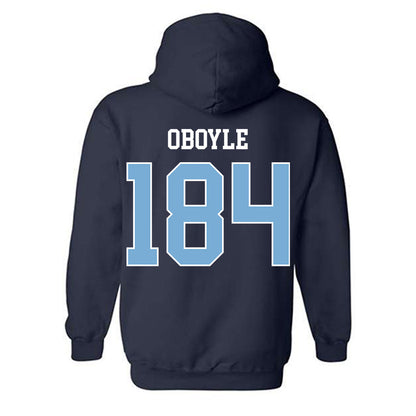 UNC - NCAA Wrestling : Nolan OBoyle - Classic Shersey Hooded Sweatshirt-1