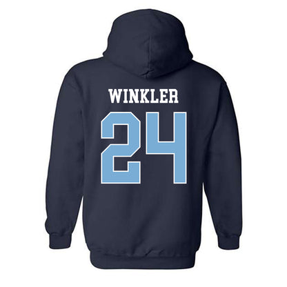 UNC - NCAA Women's Lacrosse : Grace Winkler - Classic Shersey Hooded Sweatshirt-1