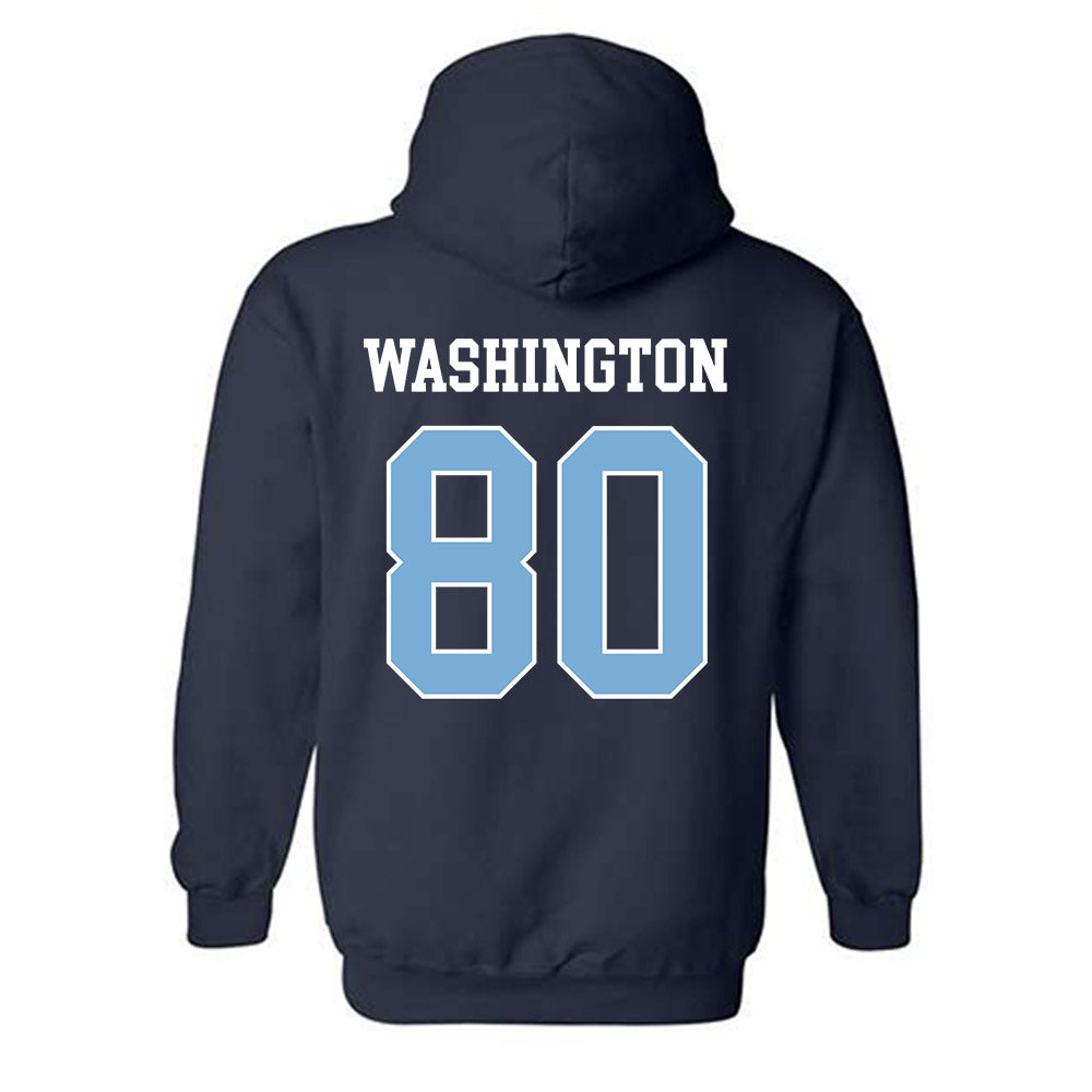 UNC - NCAA Football : Jordan Washington - Classic Shersey Hooded Sweatshirt-1