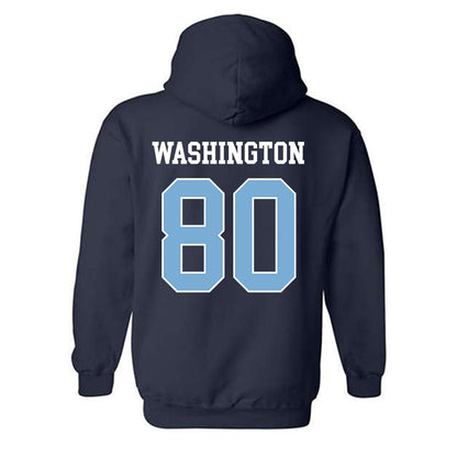 UNC - NCAA Football : Jordan Washington - Classic Shersey Hooded Sweatshirt-1