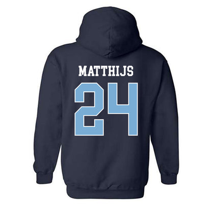 UNC - NCAA Baseball : Matthew Matthijs - Classic Shersey Hooded Sweatshirt-1