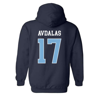 UNC - NCAA Men's Basketball : Neoklis Avdalas - Classic Shersey Hooded Sweatshirt-1