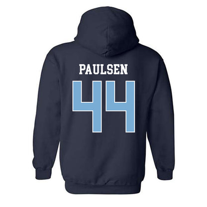 UNC - NCAA Baseball : Erik Paulsen - Classic Shersey Hooded Sweatshirt-1
