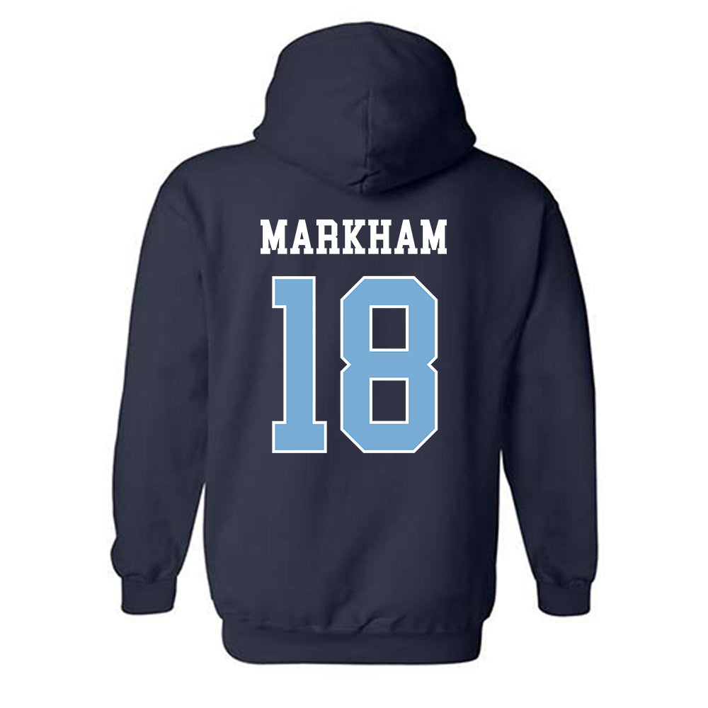 UNC - NCAA Women's Volleyball : Carly Markham - Classic Shersey Hooded Sweatshirt-1