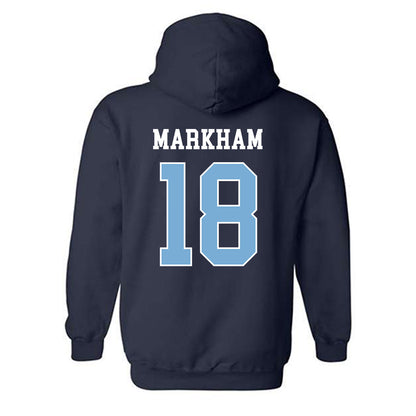 UNC - NCAA Women's Volleyball : Carly Markham - Classic Shersey Hooded Sweatshirt-1