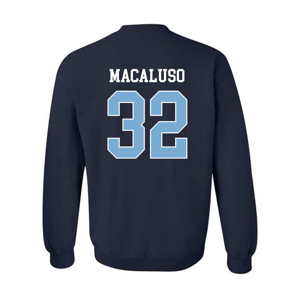 UNC - NCAA Men's Lacrosse : Luke Macaluso - Classic Shersey Crewneck Sweatshirt-1