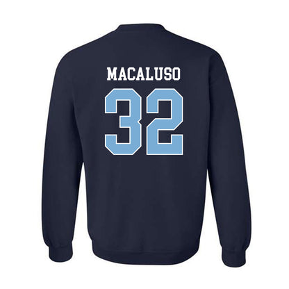 UNC - NCAA Men's Lacrosse : Luke Macaluso - Classic Shersey Crewneck Sweatshirt-1