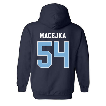 UNC - NCAA Men's Lacrosse : Luke Macejka - Classic Shersey Hooded Sweatshirt-1