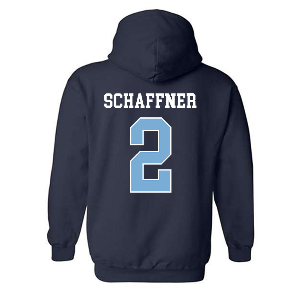 UNC - NCAA Baseball : Jake Schaffner - Classic Shersey Hooded Sweatshirt-1