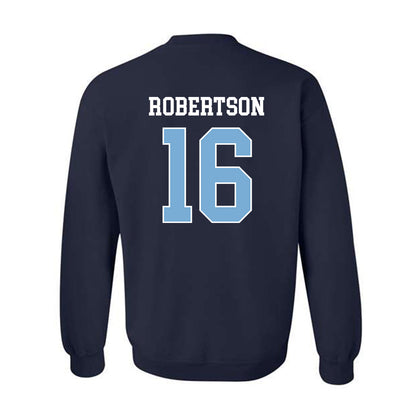 UNC - NCAA Football : Zamaurious Robertson - Classic Shersey Crewneck Sweatshirt-1
