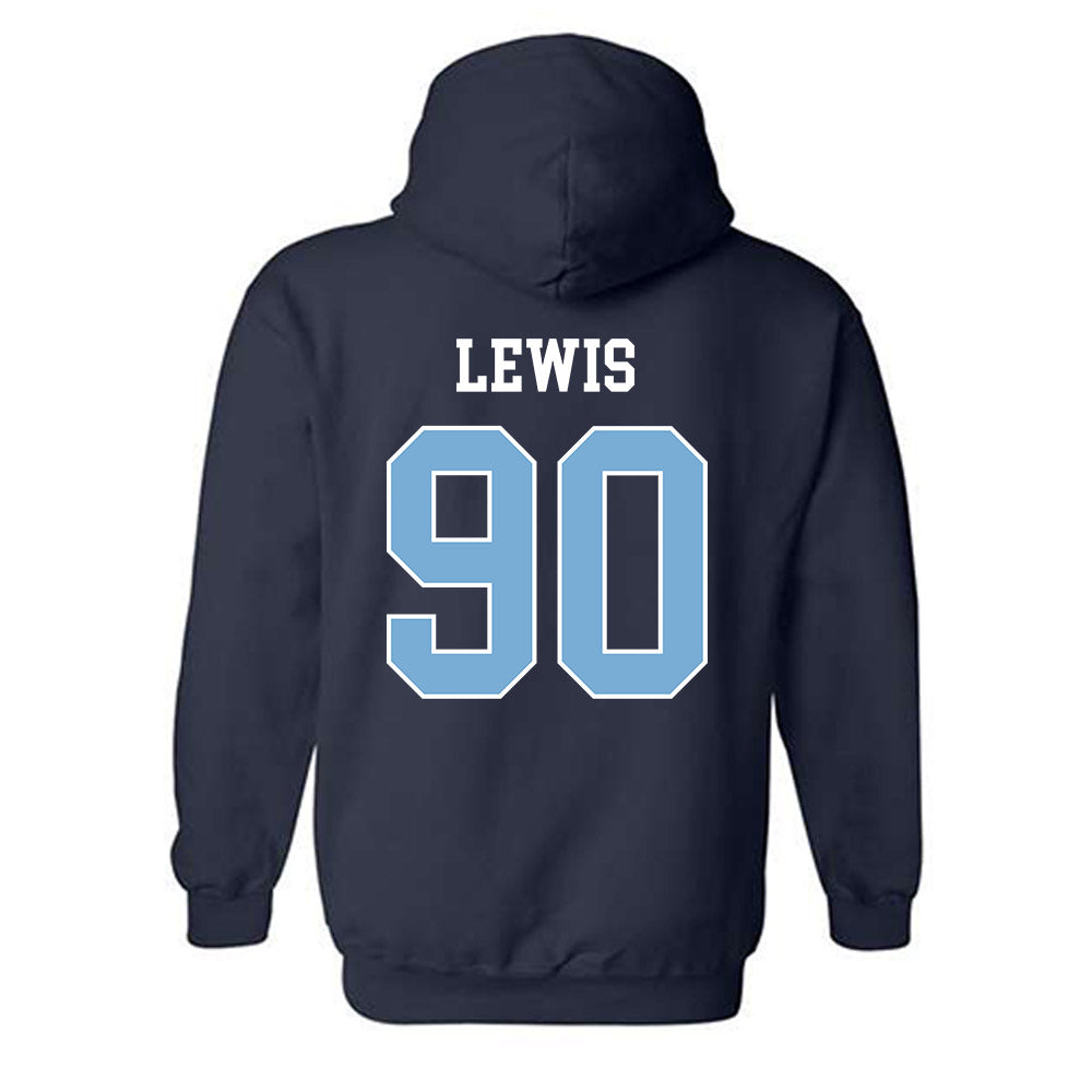 UNC - NCAA Football : Xavier Lewis - Classic Shersey Hooded Sweatshirt-1