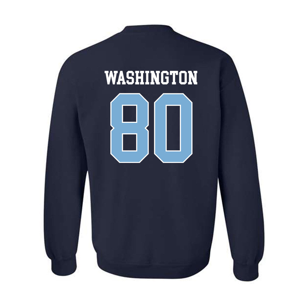 UNC - NCAA Football : Jordan Washington - Classic Shersey Crewneck Sweatshirt-1