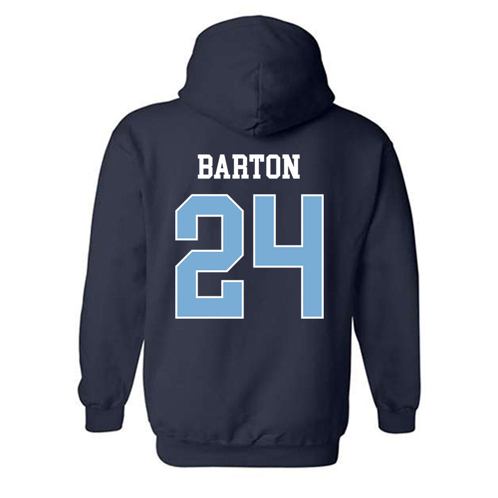 UNC - NCAA Men's Lacrosse : Jack Barton - Classic Shersey Hooded Sweatshirt-1