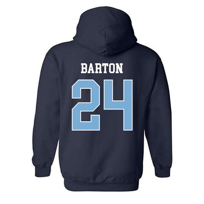 UNC - NCAA Men's Lacrosse : Jack Barton - Classic Shersey Hooded Sweatshirt-1