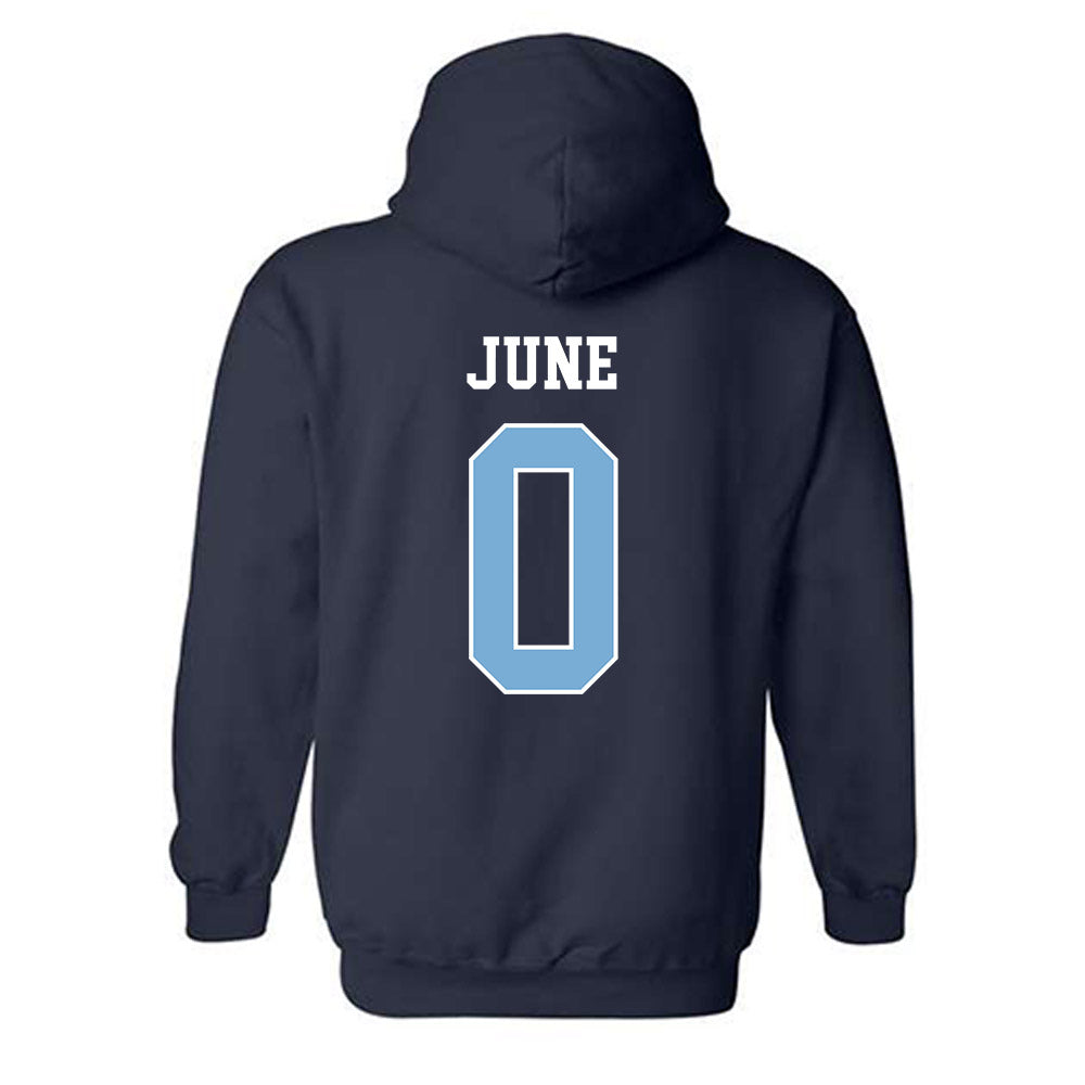 UNC - NCAA Football : Demon June - Classic Shersey Hooded Sweatshirt-1