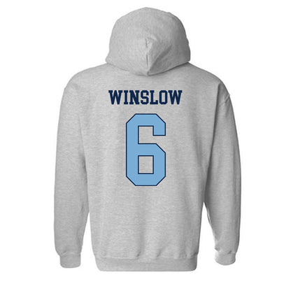 UNC - NCAA Baseball : Macon Winslow - Classic Shersey Hooded Sweatshirt-1