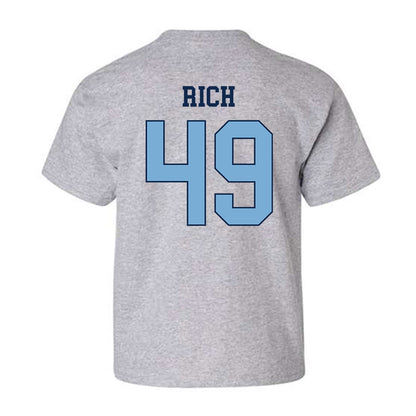 UNC - NCAA Baseball : Amos Rich - Classic Shersey Youth T-Shirt-1