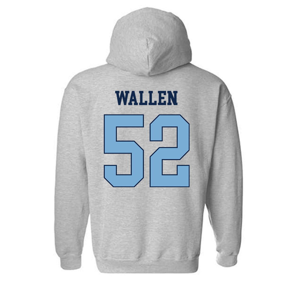 UNC - NCAA Baseball : Andrew Wallen - Classic Shersey Hooded Sweatshirt-1