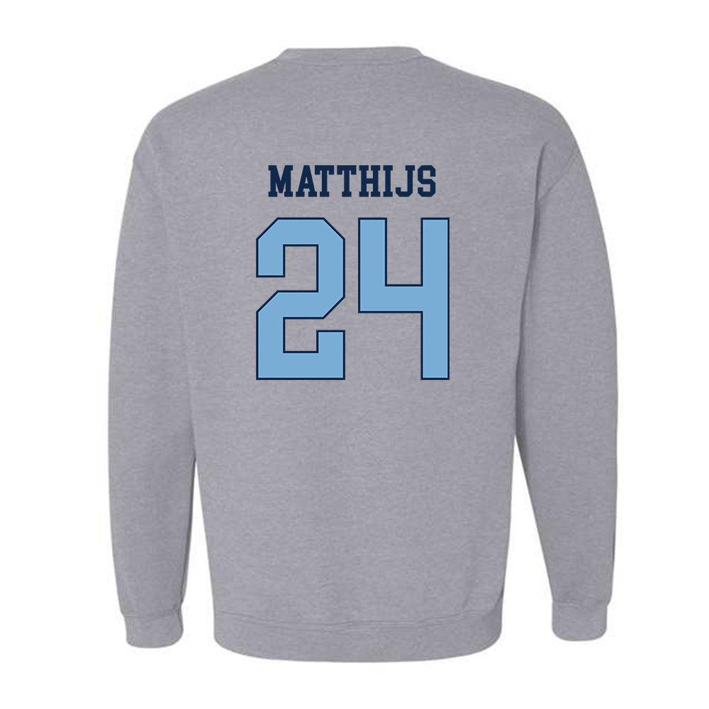 UNC - NCAA Baseball : Matthew Matthijs - Classic Shersey Crewneck Sweatshirt-1