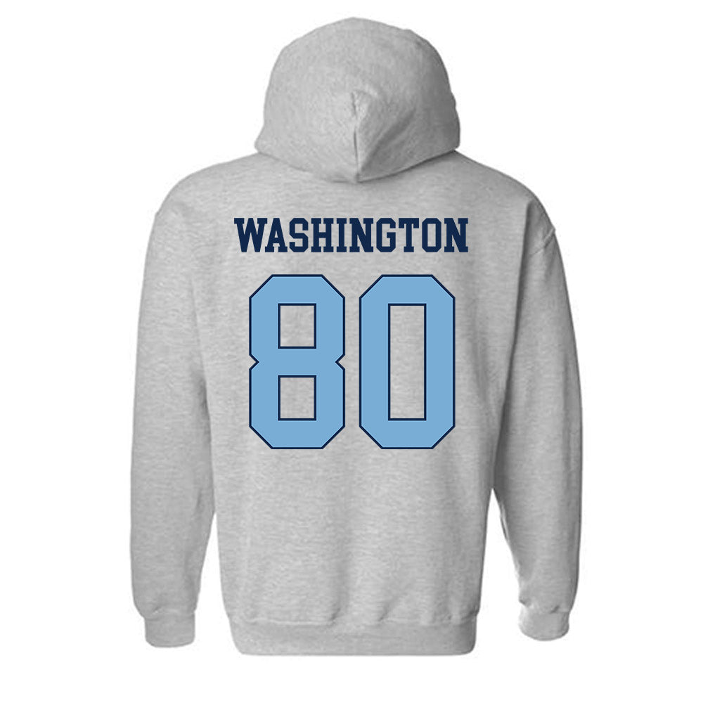 UNC - NCAA Football : Jordan Washington - Classic Shersey Hooded Sweatshirt-1