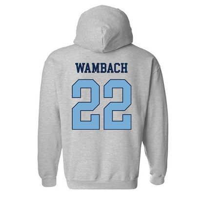 UNC - NCAA Men's Lacrosse : Brady Wambach - Classic Shersey Hooded Sweatshirt-1