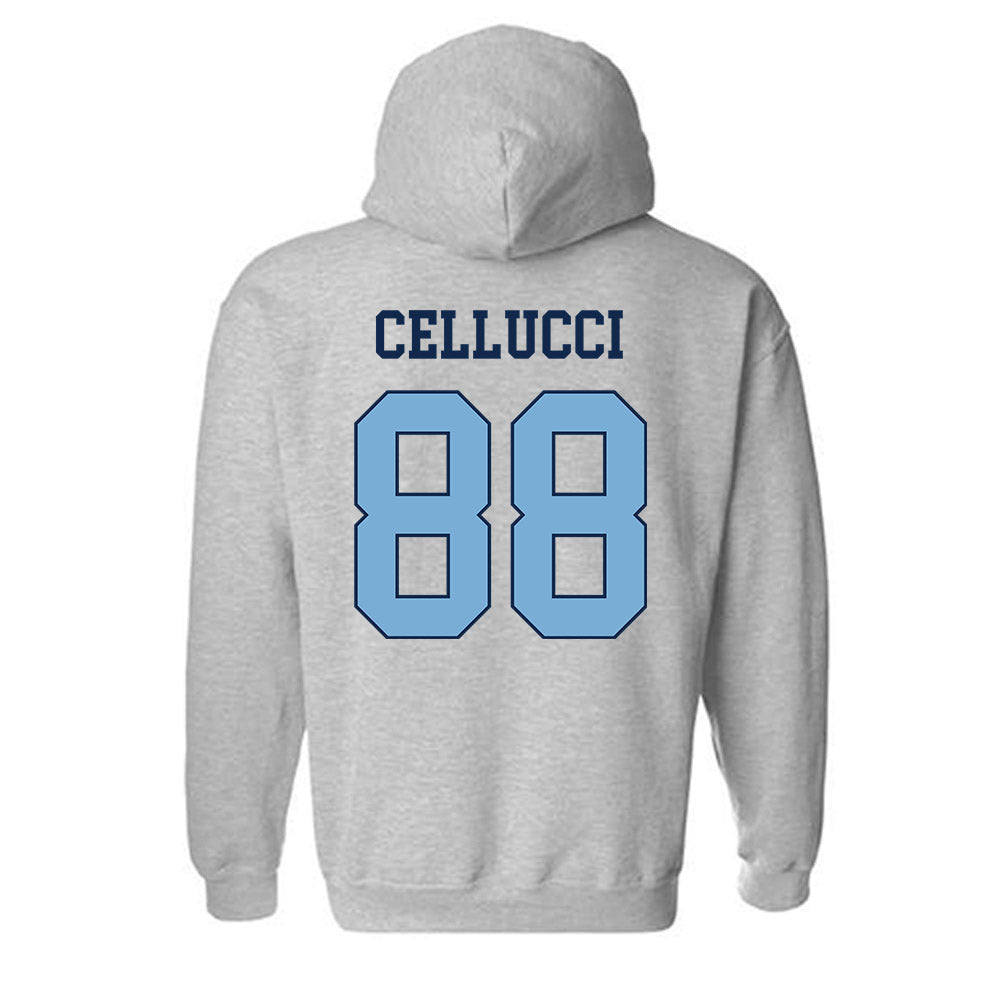 UNC - NCAA Men's Lacrosse : Chase Cellucci - Classic Shersey Hooded Sweatshirt-1