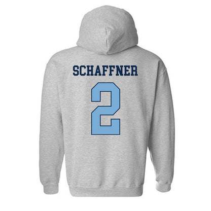 UNC - NCAA Baseball : Jake Schaffner - Classic Shersey Hooded Sweatshirt-1