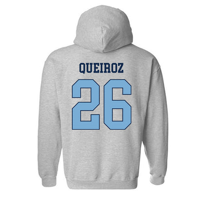 UNC - NCAA Women's Basketball : Taissa Queiroz - Classic Shersey Hooded Sweatshirt-1