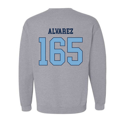 UNC - NCAA Wrestling : Omaury Alvarez - Classic Shersey Crewneck Sweatshirt-1