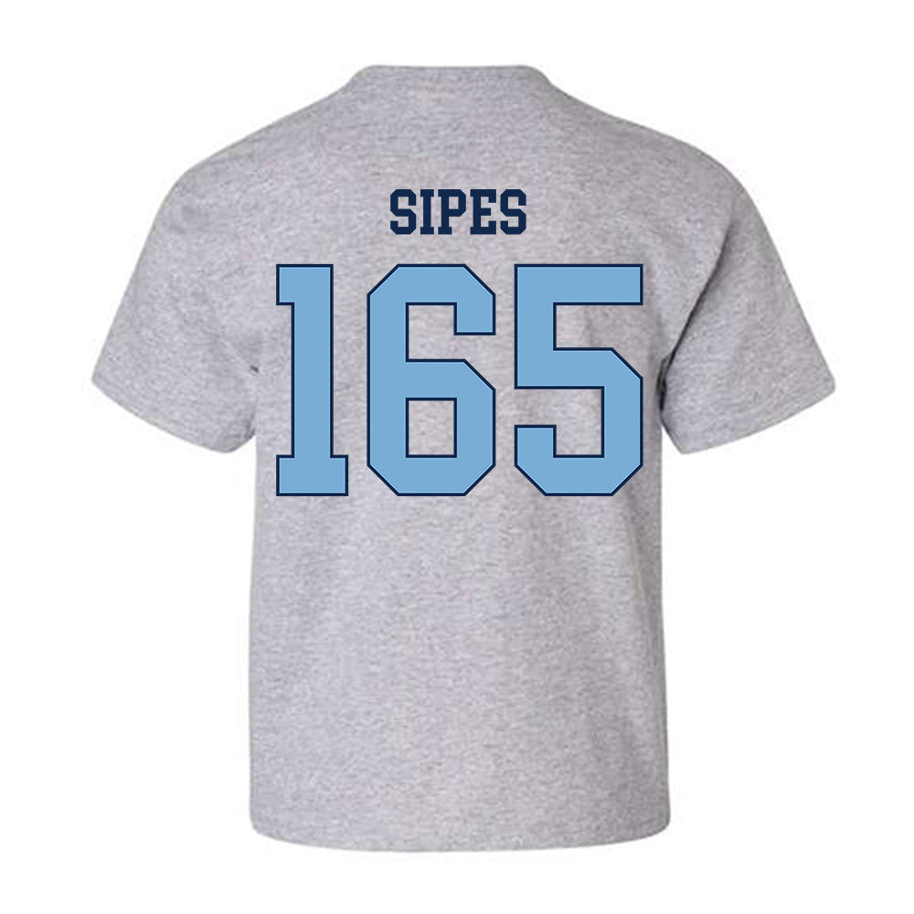 UNC - NCAA Wrestling : Lucas Sipes - Classic Shersey Youth T-Shirt-1