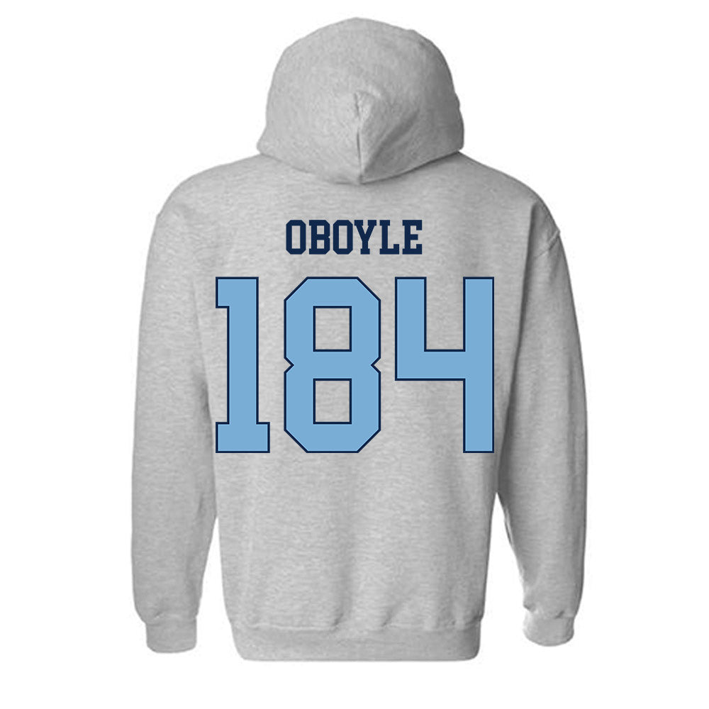 UNC - NCAA Wrestling : Nolan OBoyle - Classic Shersey Hooded Sweatshirt-1