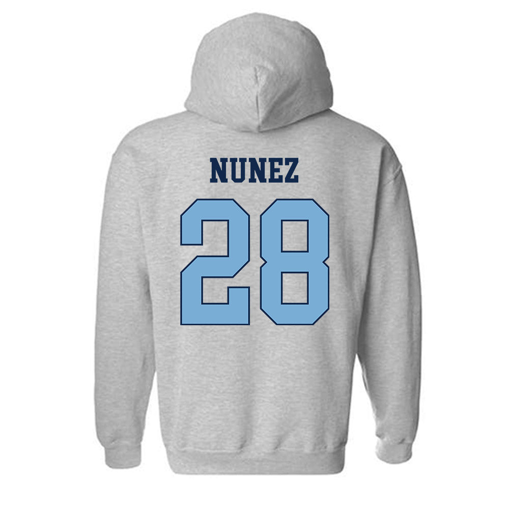 UNC - NCAA Baseball : Jadyn Nunez - Classic Shersey Hooded Sweatshirt-1