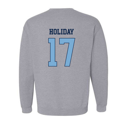UNC - NCAA Baseball : Talan Holiday - Classic Shersey Crewneck Sweatshirt-1