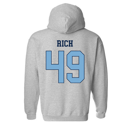 UNC - NCAA Baseball : Amos Rich - Classic Shersey Hooded Sweatshirt-1