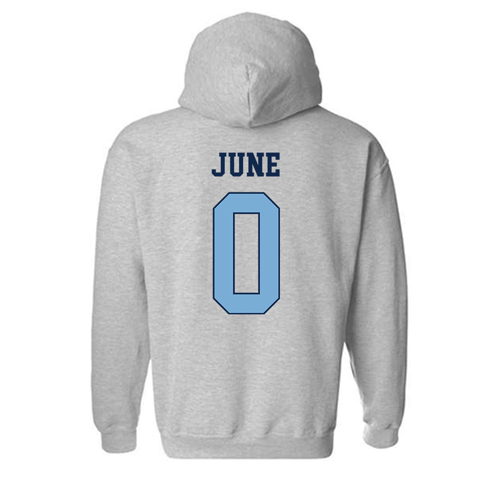 UNC - NCAA Football : Demon June - Classic Shersey Hooded Sweatshirt-1