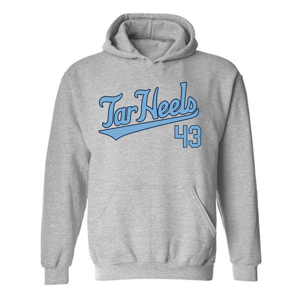 UNC - NCAA Men's Lacrosse : Josh Marcus - Classic Shersey Hooded Sweatshirt-0