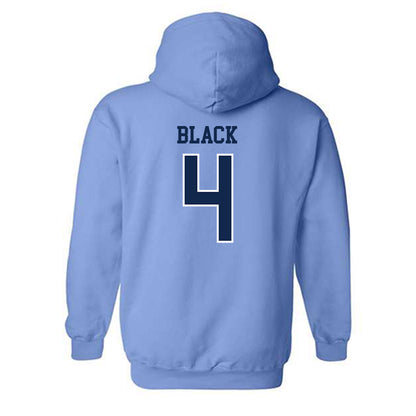 UNC - NCAA Baseball : Sawyer Black - Classic Shersey Hooded Sweatshirt-1