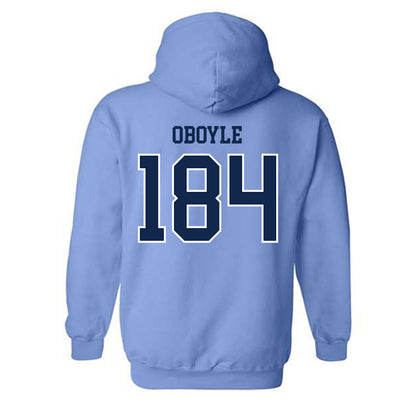 UNC - NCAA Wrestling : Nolan OBoyle - Classic Shersey Hooded Sweatshirt-1