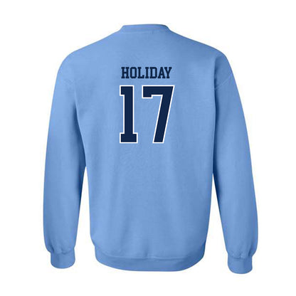 UNC - NCAA Baseball : Talan Holiday - Classic Shersey Crewneck Sweatshirt-1