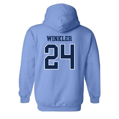 UNC - NCAA Women's Lacrosse : Grace Winkler - Classic Shersey Hooded Sweatshirt-1