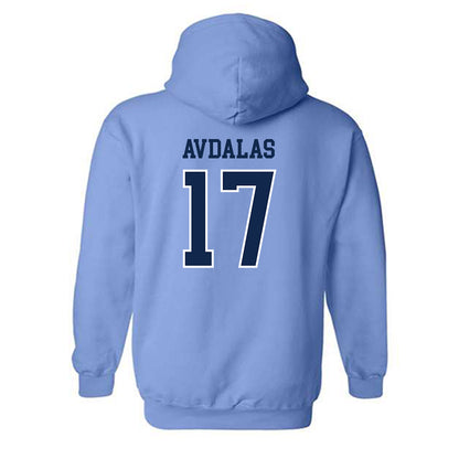 UNC - NCAA Men's Basketball : Neoklis Avdalas - Classic Shersey Hooded Sweatshirt-1