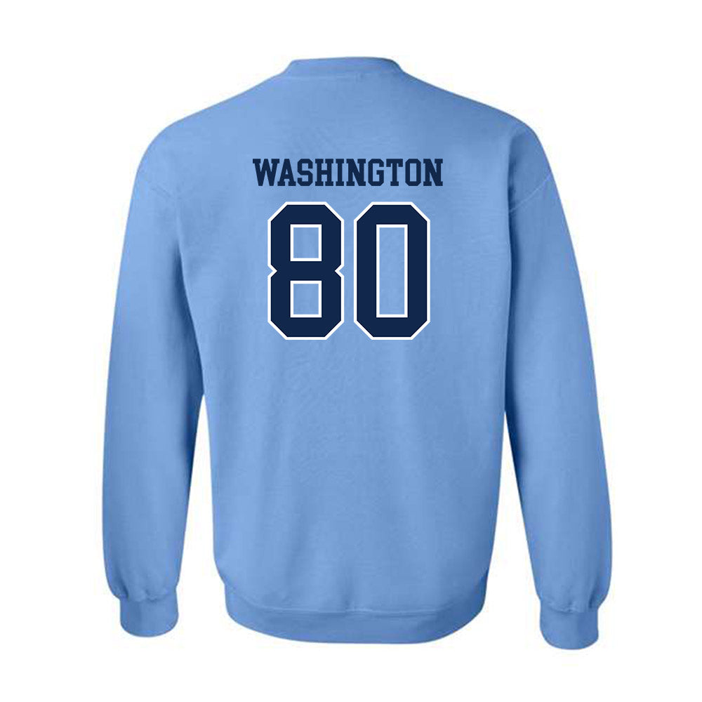 UNC - NCAA Football : Jordan Washington - Classic Shersey Crewneck Sweatshirt-1