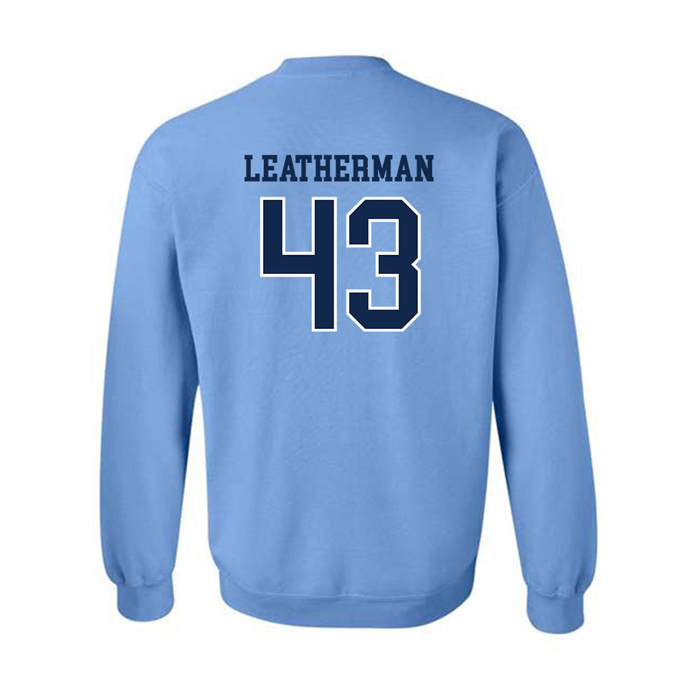 UNC - NCAA Baseball : Riley Leatherman - Classic Shersey Crewneck Sweatshirt-1