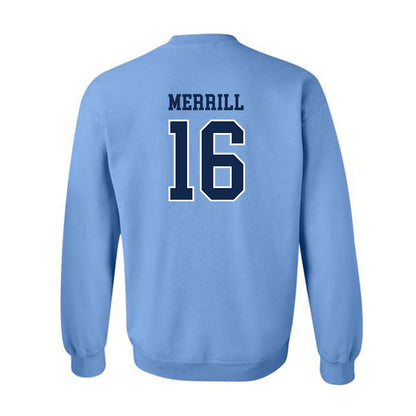 UNC - NCAA Men's Lacrosse : Gary Merrill - Classic Shersey Crewneck Sweatshirt-1