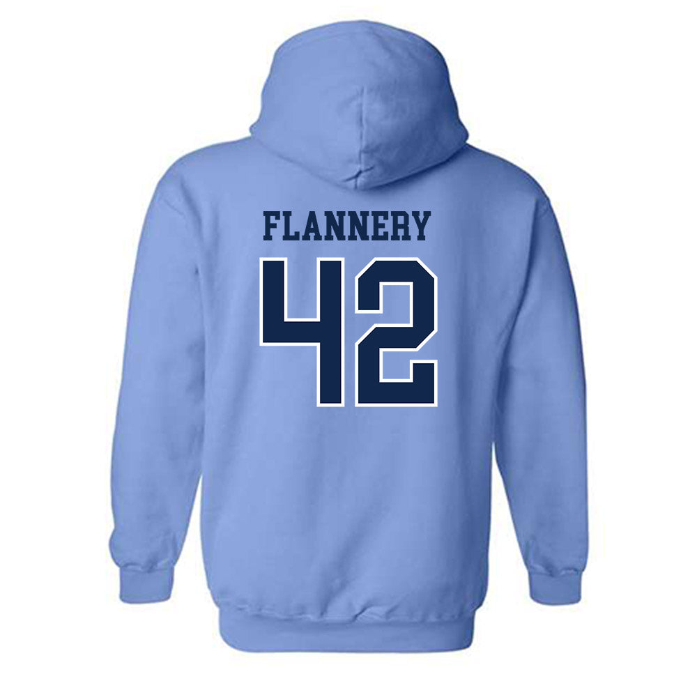 UNC - NCAA Baseball : Boston Flannery - Classic Shersey Hooded Sweatshirt-1