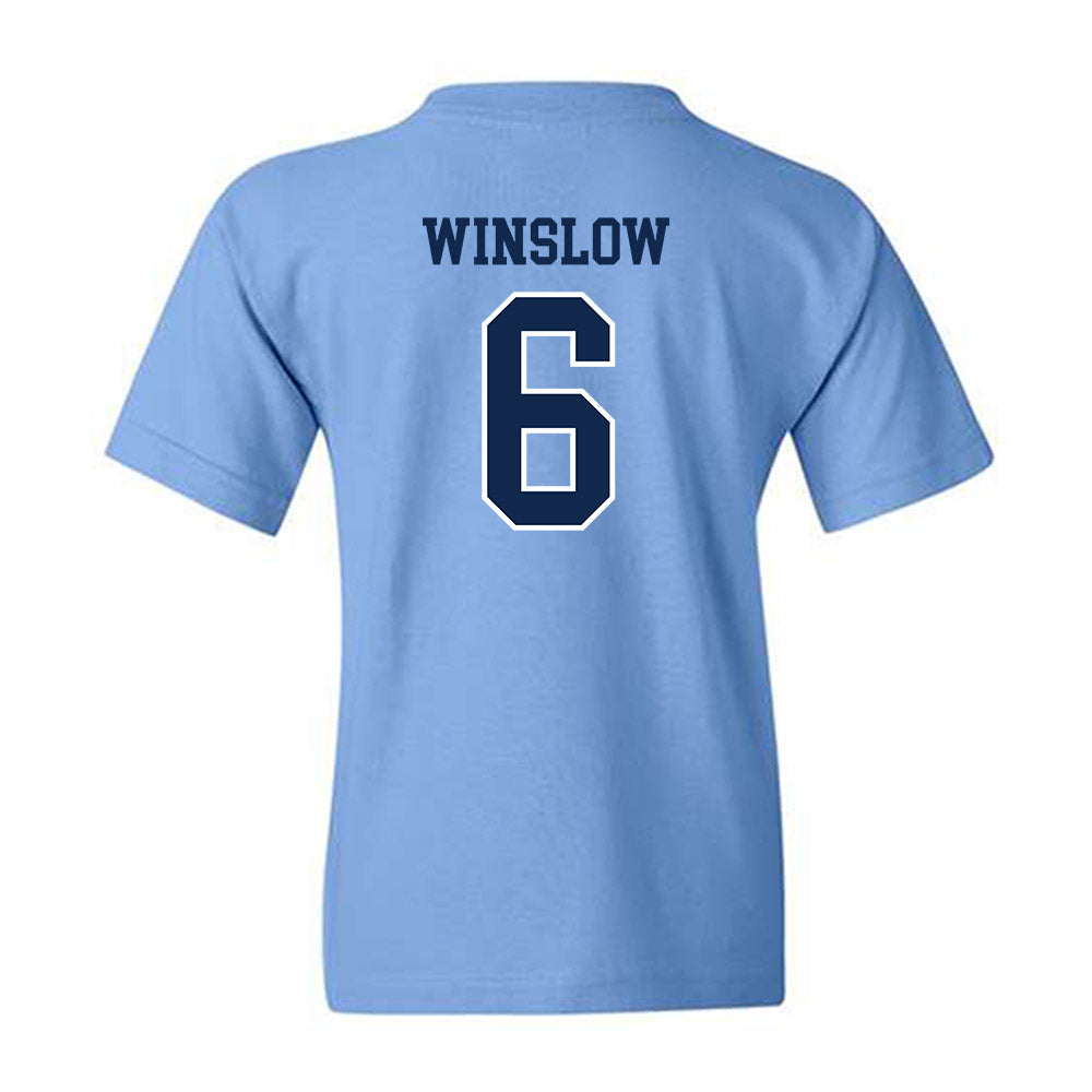 UNC - NCAA Baseball : Macon Winslow - Classic Shersey Youth T-Shirt-1